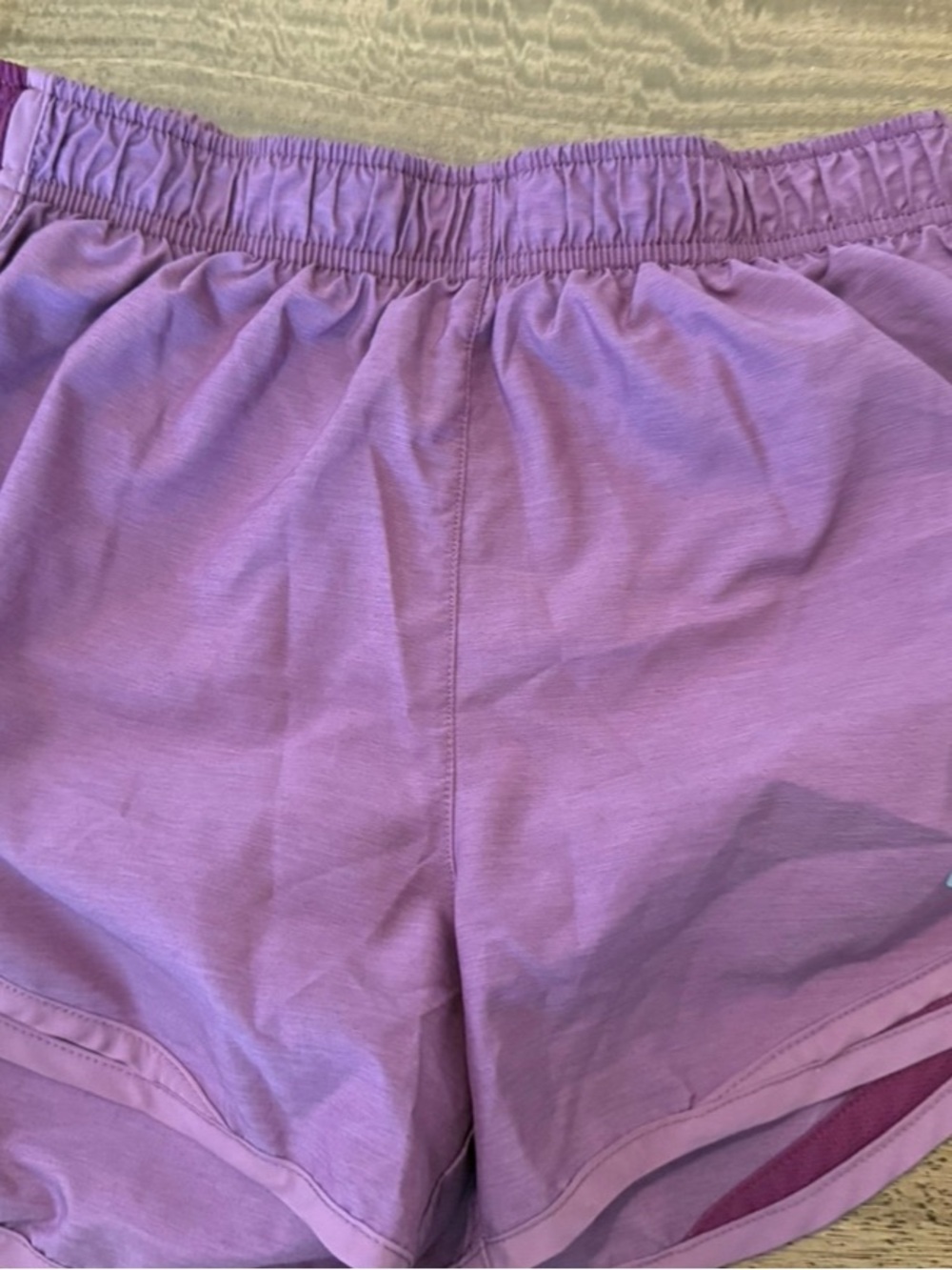 Nike Dri Fit Running Shorts Purple Athletic Lined Size Small